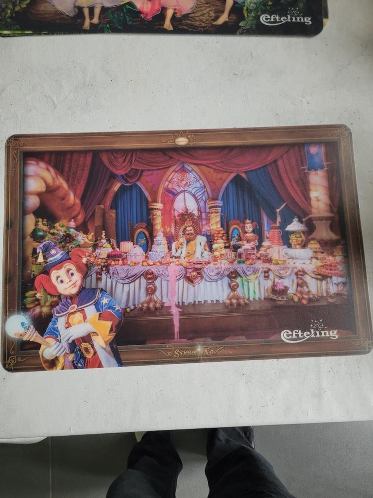 Efteling placemat Symbolica, Ophalen of Verzenden, Zo goed als nieuw, Gebruiksvoorwerp