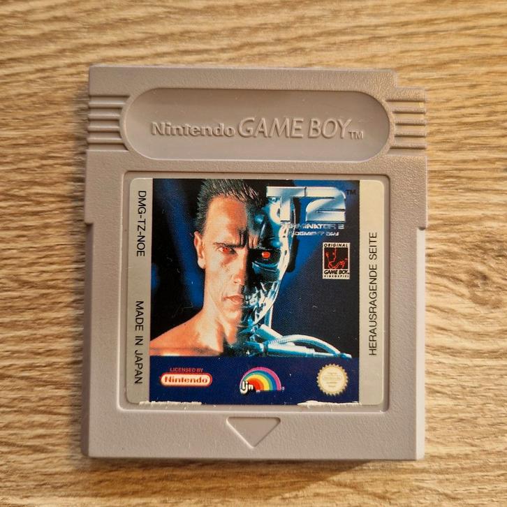 Terminator 2 Gameboy classic, Spelcomputers en Games, Games | Nintendo Game Boy, Zo goed als nieuw, Avontuur en Actie, 1 speler