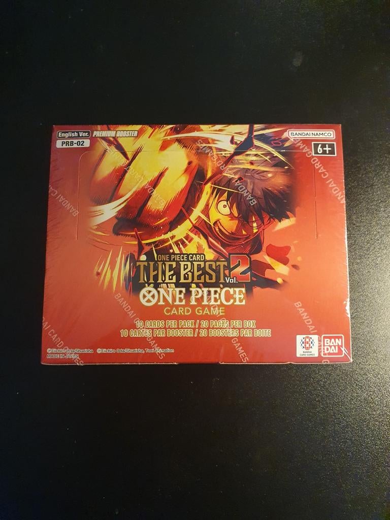 One Piece PRB02 The Best vol.2 Booster box, Ophalen of Verzenden, Nieuw, Boosterbox, Foil
