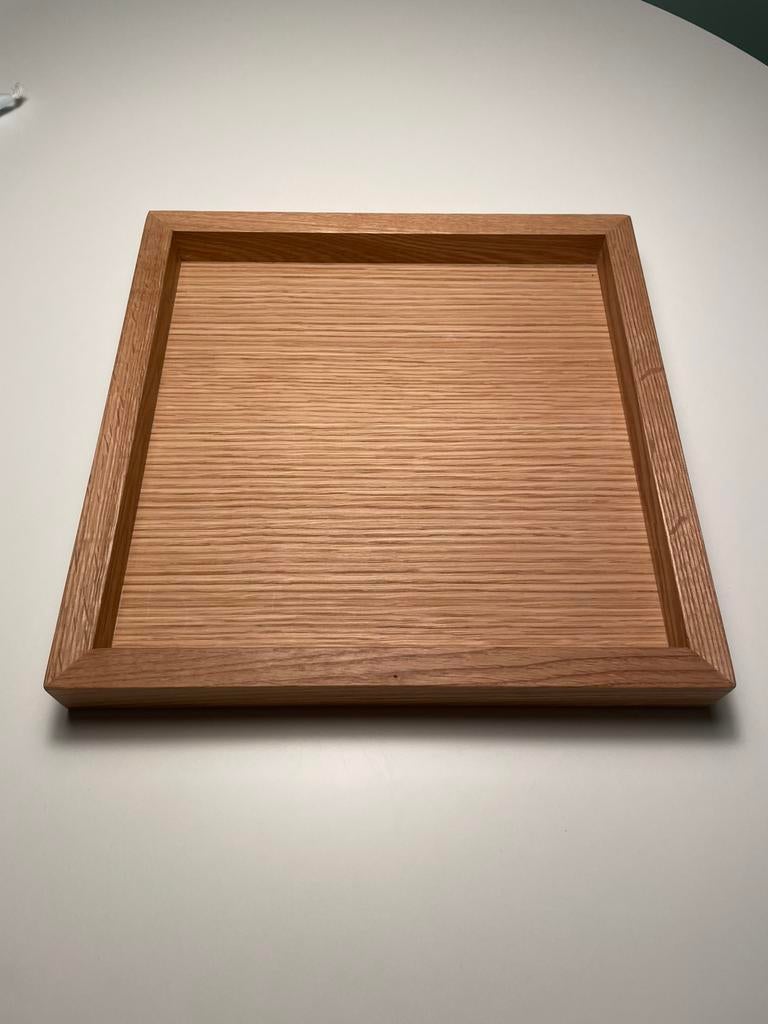 Dienblad Eikenhout, Huis en Inrichting, Woonaccessoires | Dienbladen, Ophalen of Verzenden, Nieuw, Vierkant, Hout