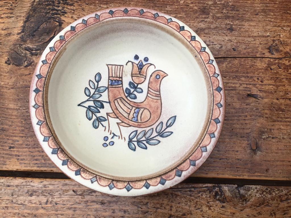 Wandbord vogel Tegula Tegelen, Ophalen of Verzenden