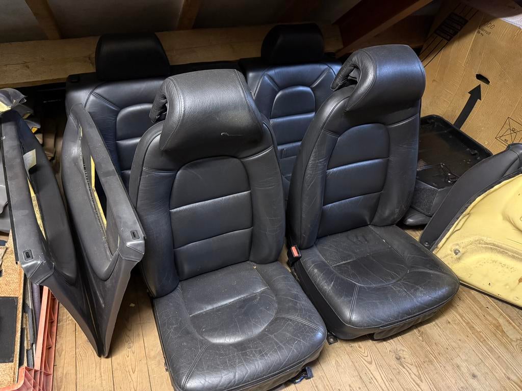 Zeer nette set leer Saab 9000 CS, Ophalen of Verzenden, Saab
