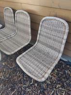 6 rieten kamerstoelen, Ophalen, Gebruikt, Overige kleuren, Riet of Rotan