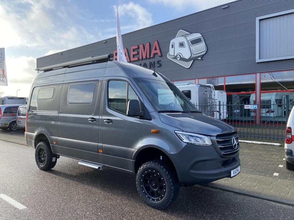 Frankia Yucon 6.0 Mercedes Sprinter 4x4, automaat buscamper, Caravans en Kamperen, Campers, Buscamper of Camperbus, Ringverwarming