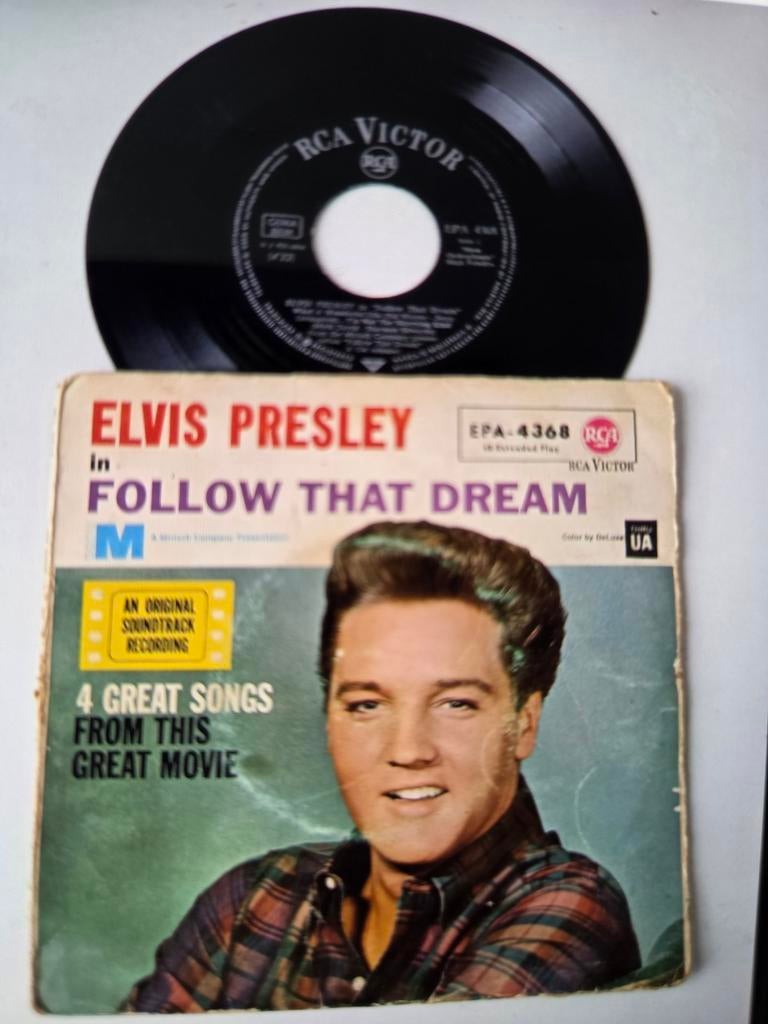 Elvis Presley - Follow That Dream (EPA-4368), Ophalen of Verzenden
