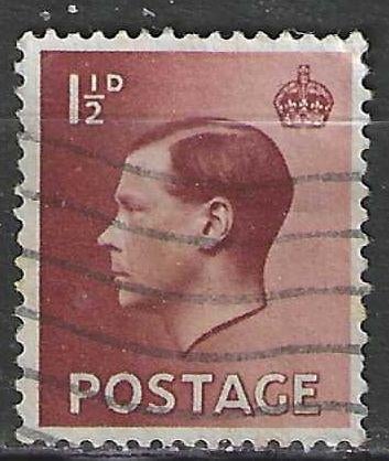 Groot-Brittannie 1936 - Yvert 207 - Koning Edward VIII (ST), Postzegels en Munten, Postzegels | Europa | UK, Verzenden, Gestempeld