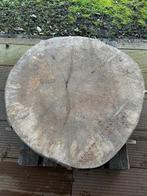Unieke houten tafelblad van historische boom Dwars doorsnede, Huis en Inrichting, Tafels | Eettafels, Ophalen, Rechthoekig, Overige houtsoorten