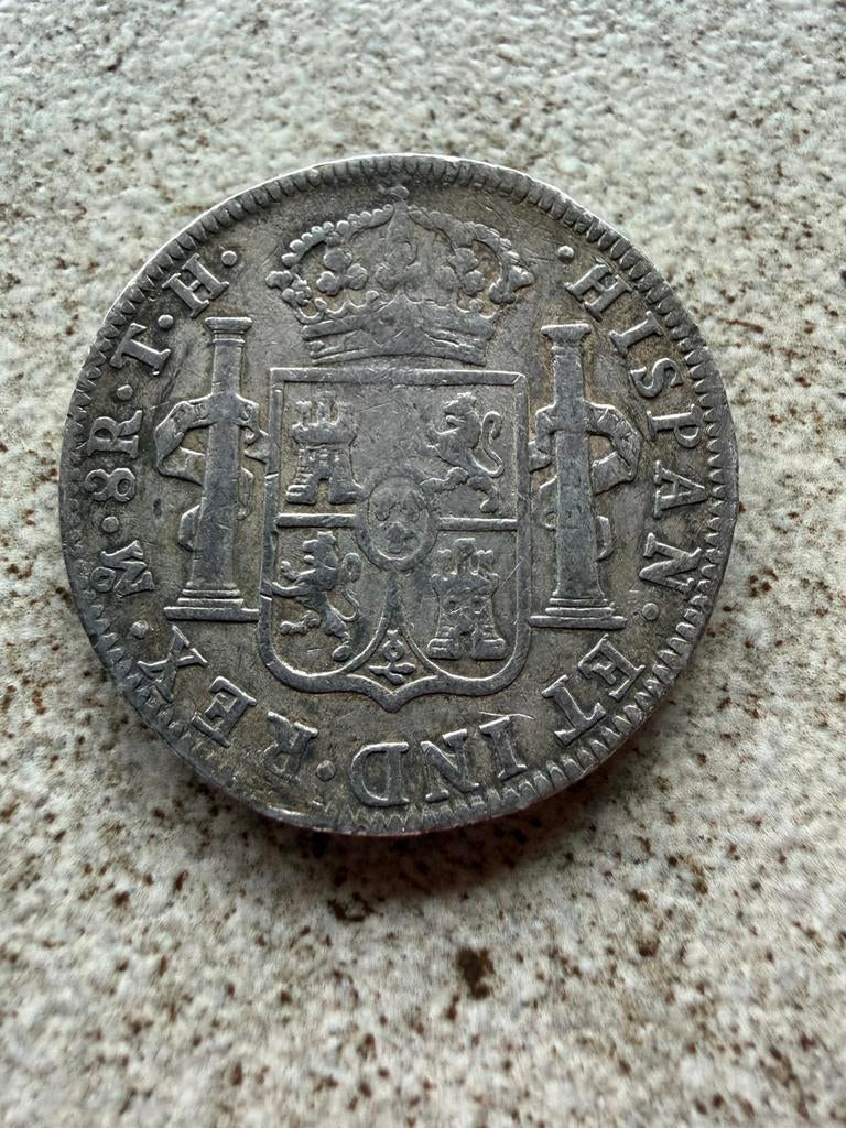 1808 Th Mexico 1808 Th 8 Reales Charles Iv, Ophalen, Overige landen, Losse munt, Zilver