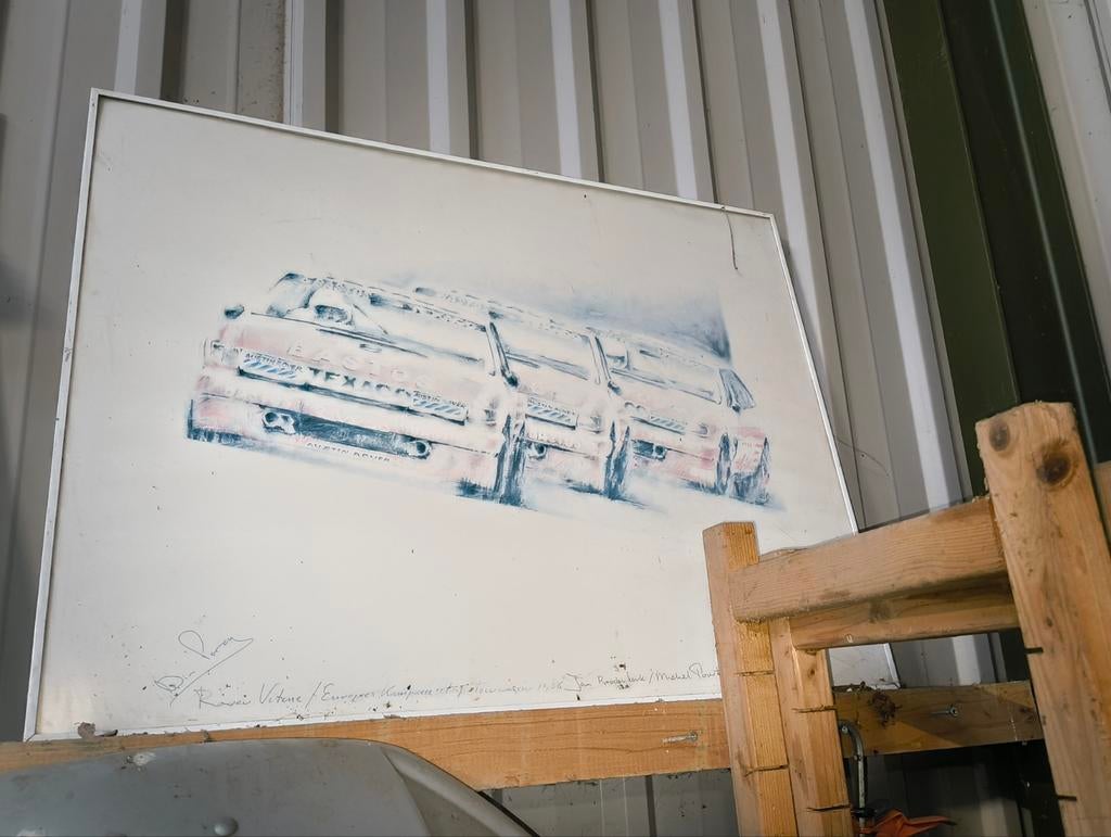 Zeefdruk Rover vitesse, Ophalen