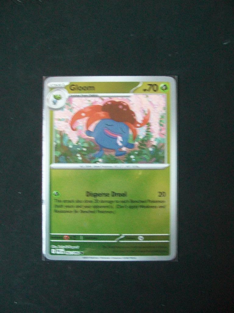 9081. Nieuwe Pokemon Kaart GLOOM Holofoil HP 70 (002/094), Verzenden, Nieuw, Losse kaart, Foil