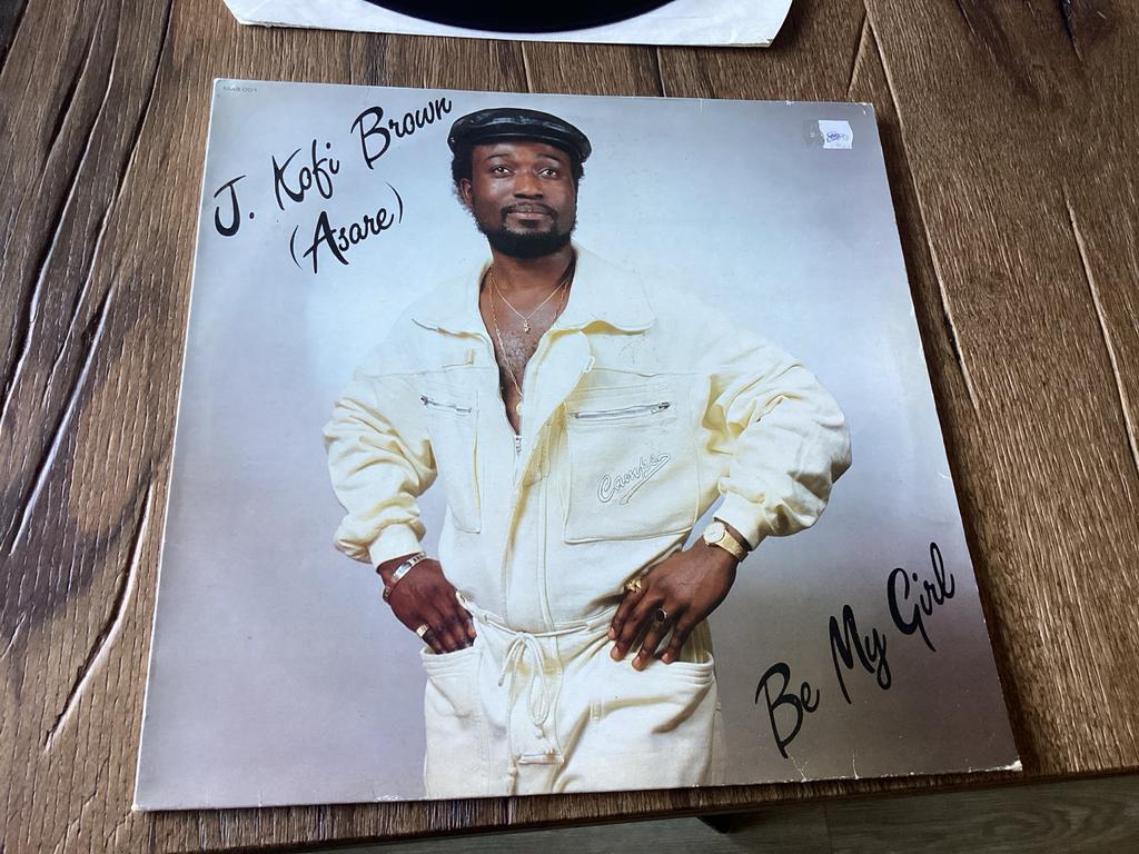 J. Kofi Brown (Asare) - Be My Girl LP (Reggae, Hilife, Jazz), Gebruikt, Originele persing, Ophalen of Verzenden, 1970 - 1979