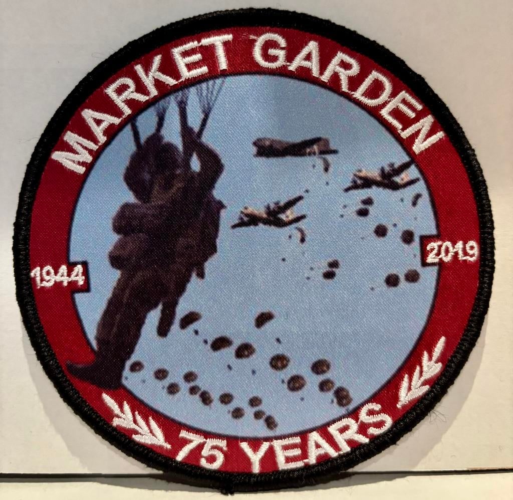 Patch Market Garden 2019 - 75th Anniversary, Ophalen of Verzenden, Koningin Beatrix, Euro's