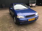 Opel Astra 1.6 8V 5D 2002 Blauw, Auto's, Voorwielaandrijving, 1063 kg, 4 cilinders, Blauw