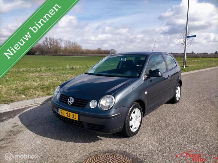 Volkswagen Polo 1.2-12V nap unieke km airco, Auto's, Volkswagen, Bedrijf, Te koop, Polo, ABS, Airbags, Airconditioning, Alarm