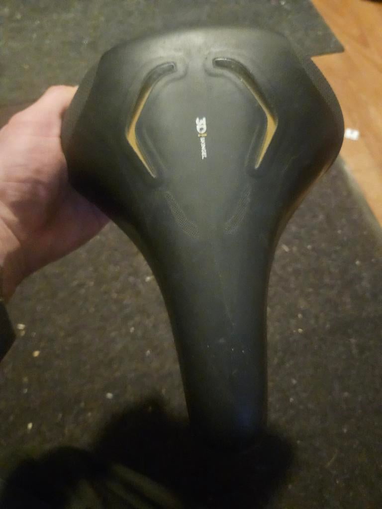 Lookin 3D Sprung fietszadel met Post Moderne zadelpen, Ophalen of Verzenden, Gebruikt, Lookin