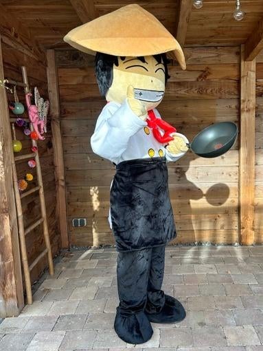 leuk mascotte kostuum van kok, slechts 30 euro per dag enz, Ophalen, Zo goed als nieuw, Abraham of Sarah