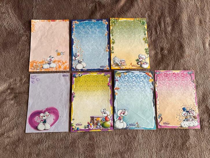 Diddl Schrijfblokken en Losse Vellen - Diverse Ontwerpen, Verzamelen, Diddl, Gebruikt, Papier, Kaart of Schrift, Diddl, Ophalen of Verzenden