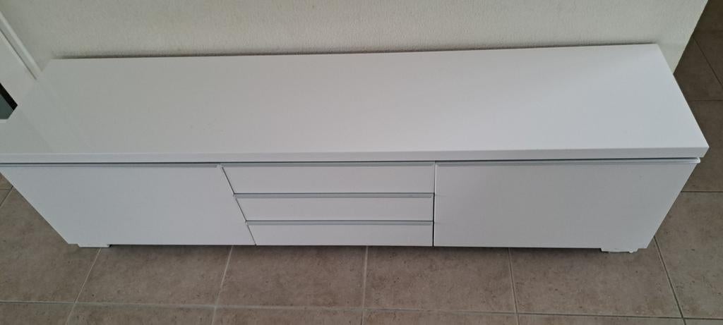IKEA Dressoir Wit - 180x40x50 cm - Zo goed als nieuw, Ophalen, Met klep(pen), 150 tot 200 cm, Zo goed als nieuw