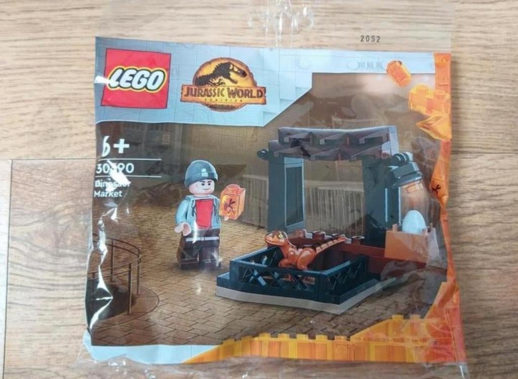 lego 30390 jurassic world dinosaur market nieuw🆕️, Ophalen of Verzenden, Nieuw