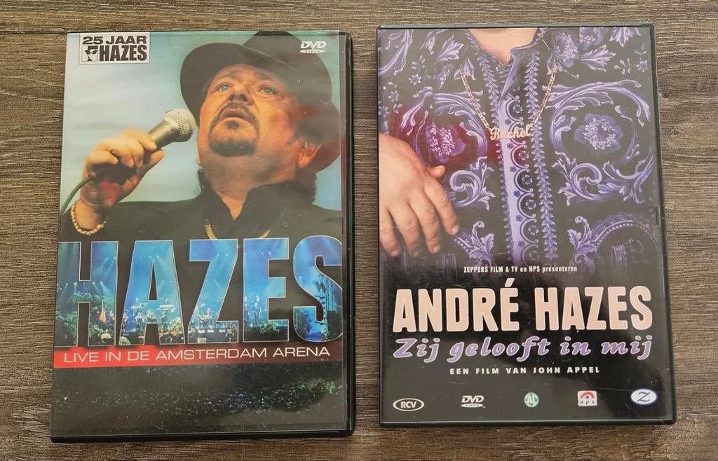 André Hazes DVD set: Live in Arena & Zij Gelooft in Mij, Gebruikt, Alle leeftijden, Boxset, Muziek en Concerten