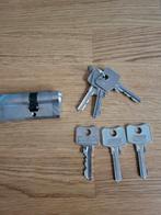 Europrofielcilinder slot, dubbel cilinder, met 6 sleutels, Ophalen of Verzenden, Gebruikt, Slot