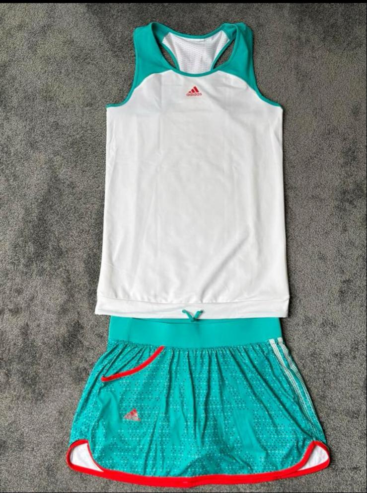 Adidas tennis/padel singlet en rokje maat S, Kleding | Dames, Sportkleding, Blauw, Nieuw, Ophalen of Verzenden, Racketsport