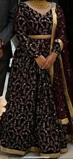 Indiase Bruidskleding, Kleding | Dames, Ophalen, Overige typen, Paars, Maat 36 (S)