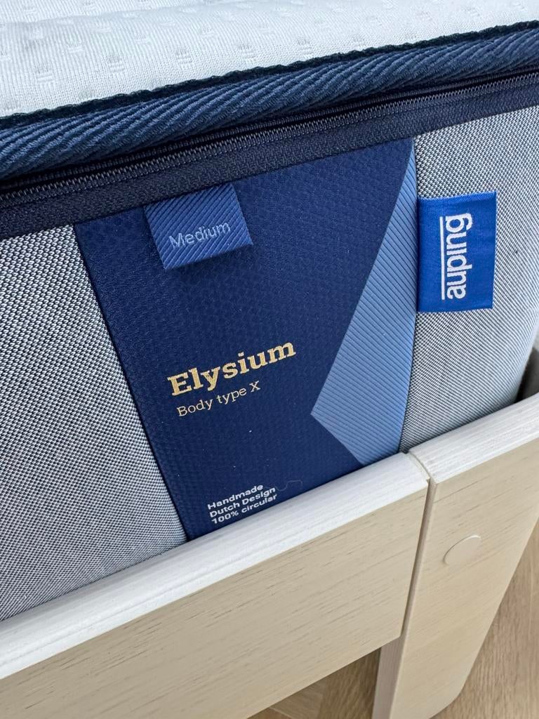 Showroommodel: matras Auping Elysium 90x200 medium (-70%!), Huis en Inrichting, Slaapkamer | Matrassen en Bedbodems, 90 cm, Ophalen of Verzenden