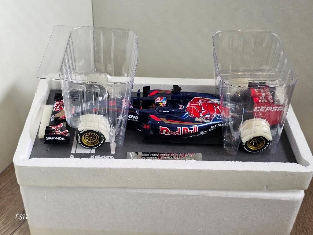 Toro Rosso STR10, M Verstappen, GP Australie '15. NIEUWSTAAT, Ophalen of Verzenden, Nieuw, Auto, MiniChamps