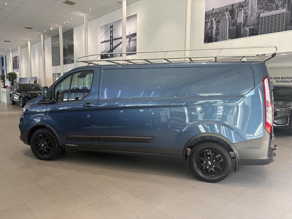 Ford Transit Custom 300 2.0 TDCI L2H1 Trail | VERWARMBARE VO, Auto's, Bestelauto's, Voorwielaandrijving, 15 km/l, Euro 6, 4 cilinders