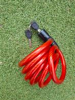 Rood kettingslot met sleutels voor fiets of scooter, Ophalen, Gebruikt, Kettingslot