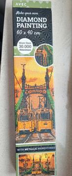 Diamond painting 60x40 cm, Ophalen, Nieuw, Knutselwerk