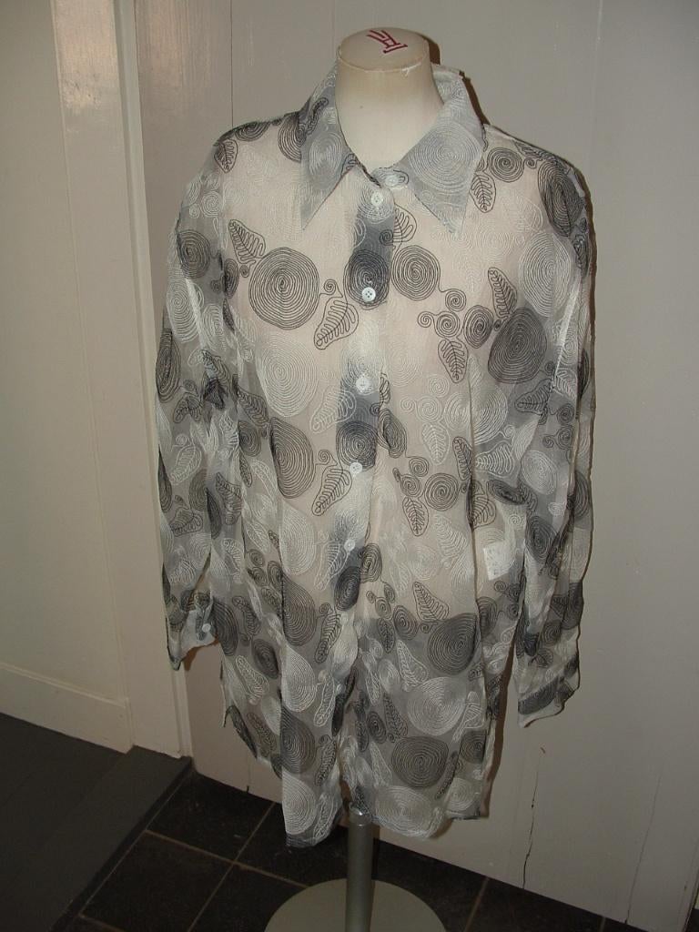 Nieuw! Unieke Betty Barclay transparante blouse maat 42, Betty Barclay, Ophalen of Verzenden, Nieuw, Maat 42/44 (L)