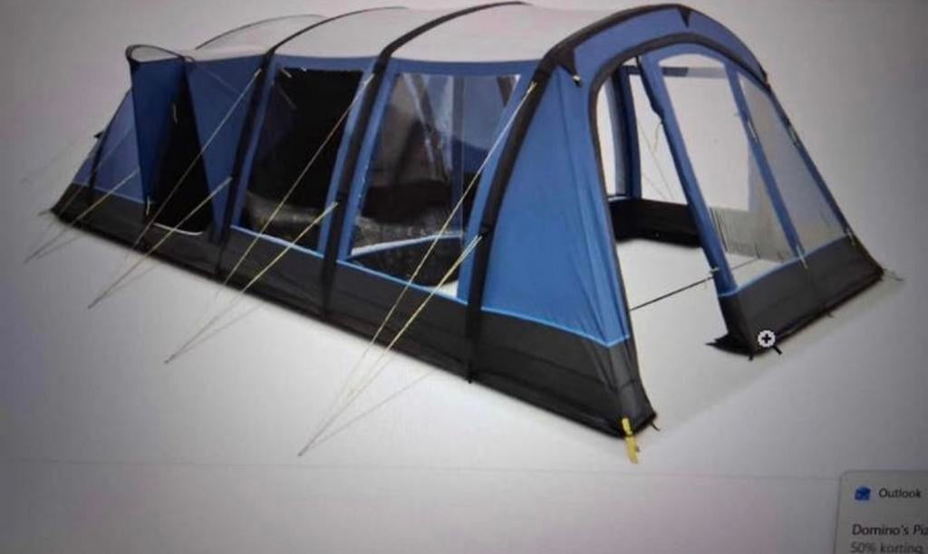 Tunneltent Kampa Croyd 6 pers., Ophalen, Zo goed als nieuw, Tot en met 6