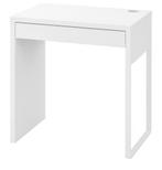 Bureau | MICKE (IKEA) | Wit | 73x50 cm, Huis en Inrichting, Bureaus, Ophalen, Zo goed als nieuw, Bureau