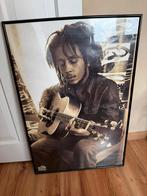 Bob Marley poster - ingelijst, Ophalen, Zo goed als nieuw, Foto of Poster, 75 cm of meer