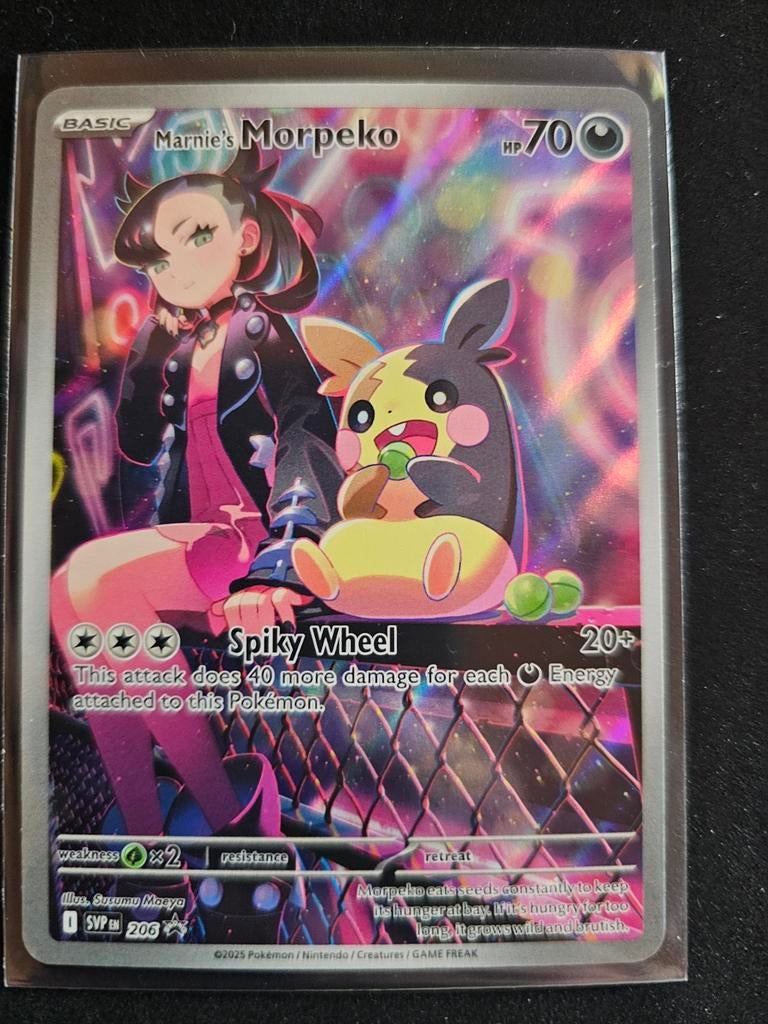 Marnie's morpeko, Hobby en Vrije tijd, Verzamelkaartspellen | Pokémon, Ophalen of Verzenden, Zo goed als nieuw