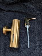 Zeeppompje zeepdispenser wandmontage goud RVS, nieuw, Ophalen of Verzenden, Nieuw, Overige kleuren, Overige typen