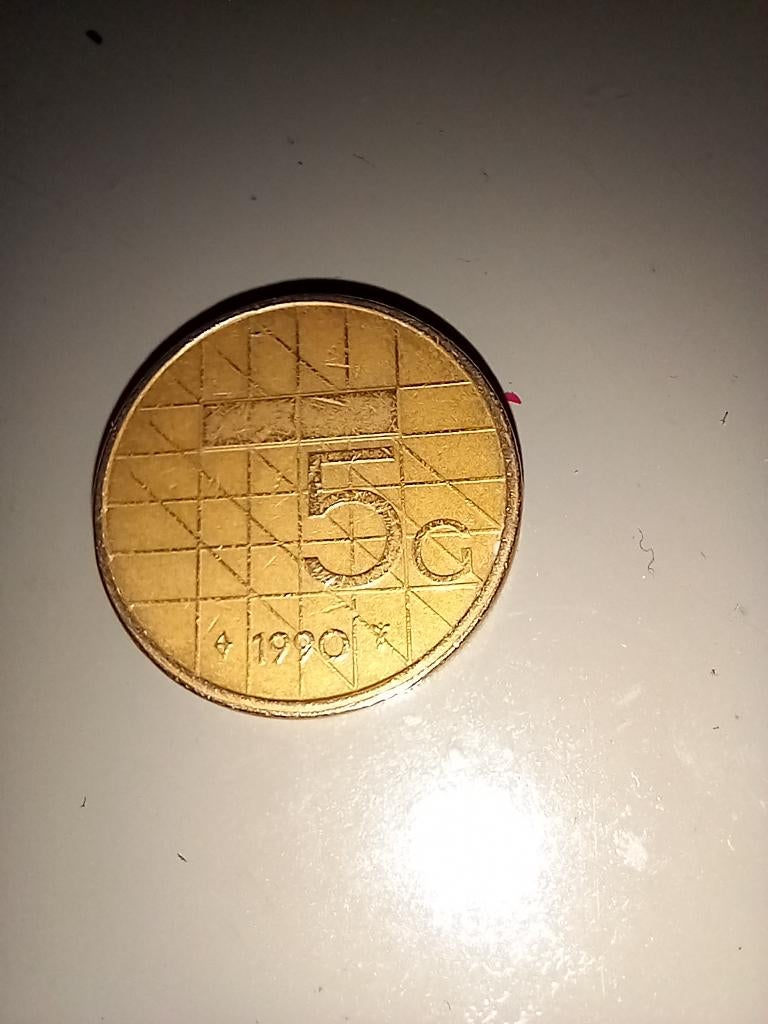 5 gulden munt, Postzegels en Munten, Munten | Nederland, Ophalen of Verzenden, Koningin Beatrix, 5 gulden