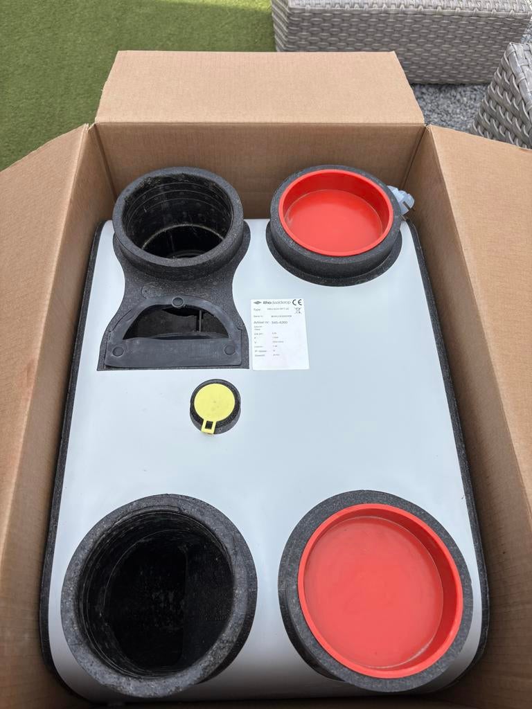 Itho Daalderop WTW installatie - 1 motor defect, Ophalen, Gebruikt, Ventilator en Afzuiger