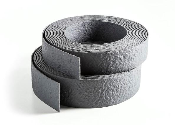 Nieuwe rol Ecolat borderrand  grijs 25 m lang over van klus, Ophalen, Kunststof, Border, Minder dan 25 cm