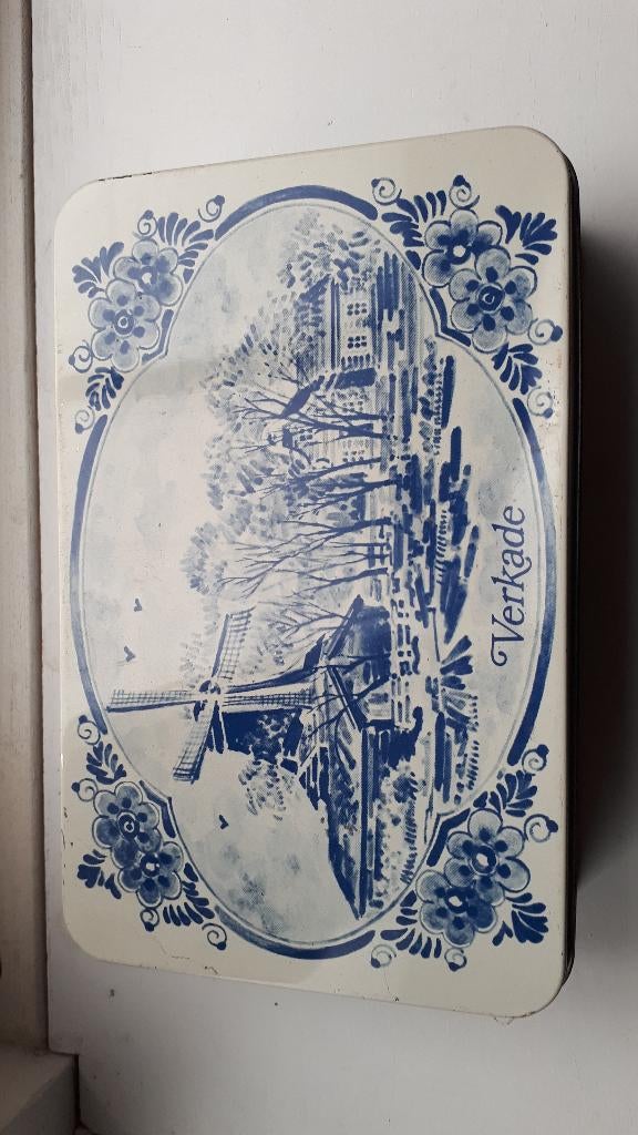 Verkade blik, Ophalen, Gebruikt, Koek(jes), Verkade