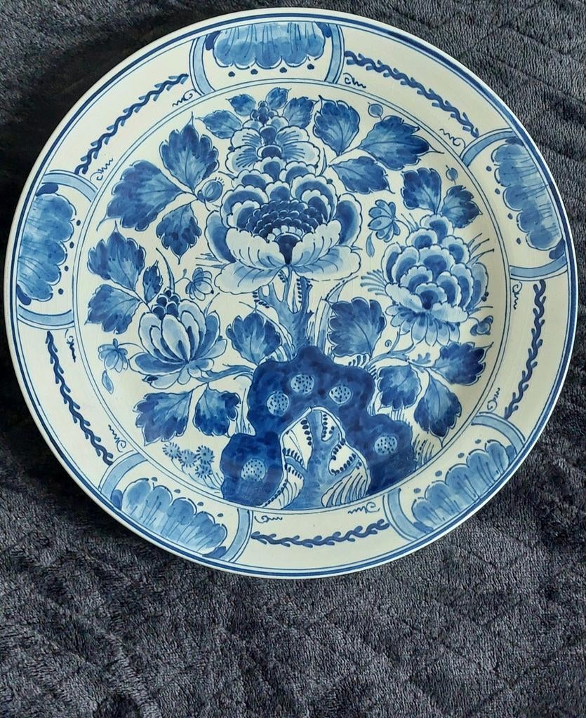 Delfts blauw bord, Antiek en Kunst, Ophalen of Verzenden