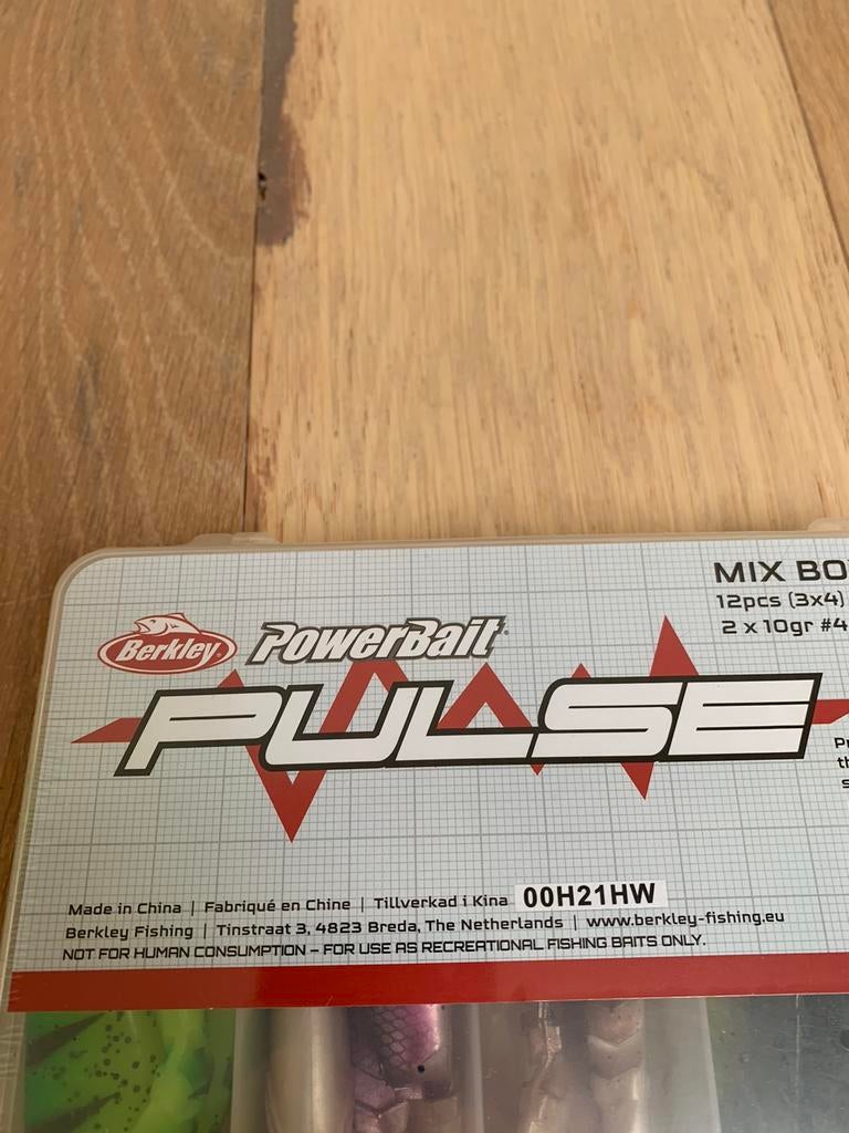 Nieuwe Berkley Pulse Box, shads & loodkoppen 11cm 10g & 14g, Overige typen, Nieuw, Ophalen of Verzenden, Berkley