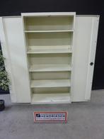 Hoge draaideurkast / werkplaatskast / stalen kast 100x43x200, Gebruikt, Handelsonderneming Hendriksen, Meerdere deuren, 25 tot 50 cm