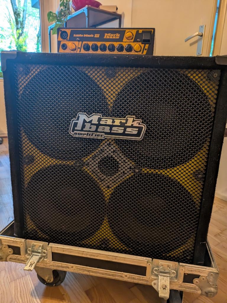 Markbass Traveler 104 + Little Mark III, Ophalen, Gebruikt, Basgitaar, 100 watt of meer