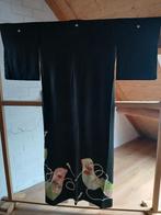 Traditionele Japanse Kimono Tomesode black, Ophalen of Verzenden
