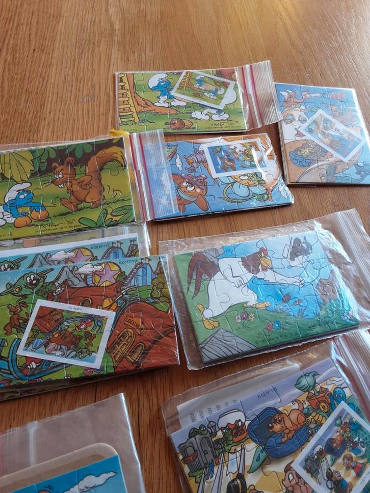 20 Verschillende Puzzels uit Ferrero Verrassingsei, Verzamelen, Verrassingseieren, Ophalen of Verzenden