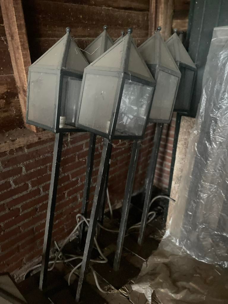 Lantaarns voor in de tuin, Ophalen, Gebruikt, Staande lamp, Netvoeding