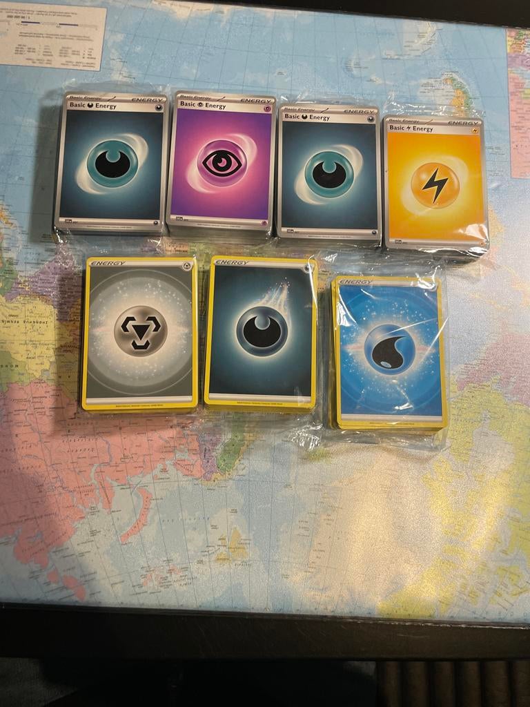 Pokémon Energiekaarten - 7 pakjes, Hobby en Vrije tijd, Verzamelkaartspellen | Pokémon, Ophalen of Verzenden, Nieuw, Meerdere kaarten